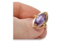 Original Vintage 14K Rose Gold Alexandrite Ring Vintage Jewlery vrc047r